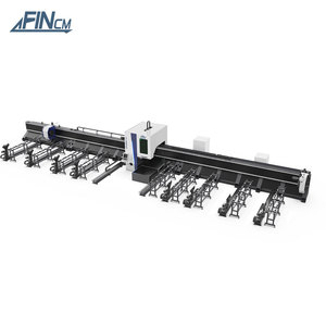 China Stainless Steel Aluminum Steel Profile Automatic Pipe Cutting Machines Beveling Fiber Laser Metal Tube Cutter Manufacturer
