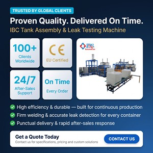 IBC Tank Frame Manufacturing Machine with PLC Control Hydraulic Drive